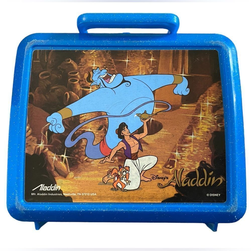 Vintage Disney Aladdin Lunchbox and Thermos